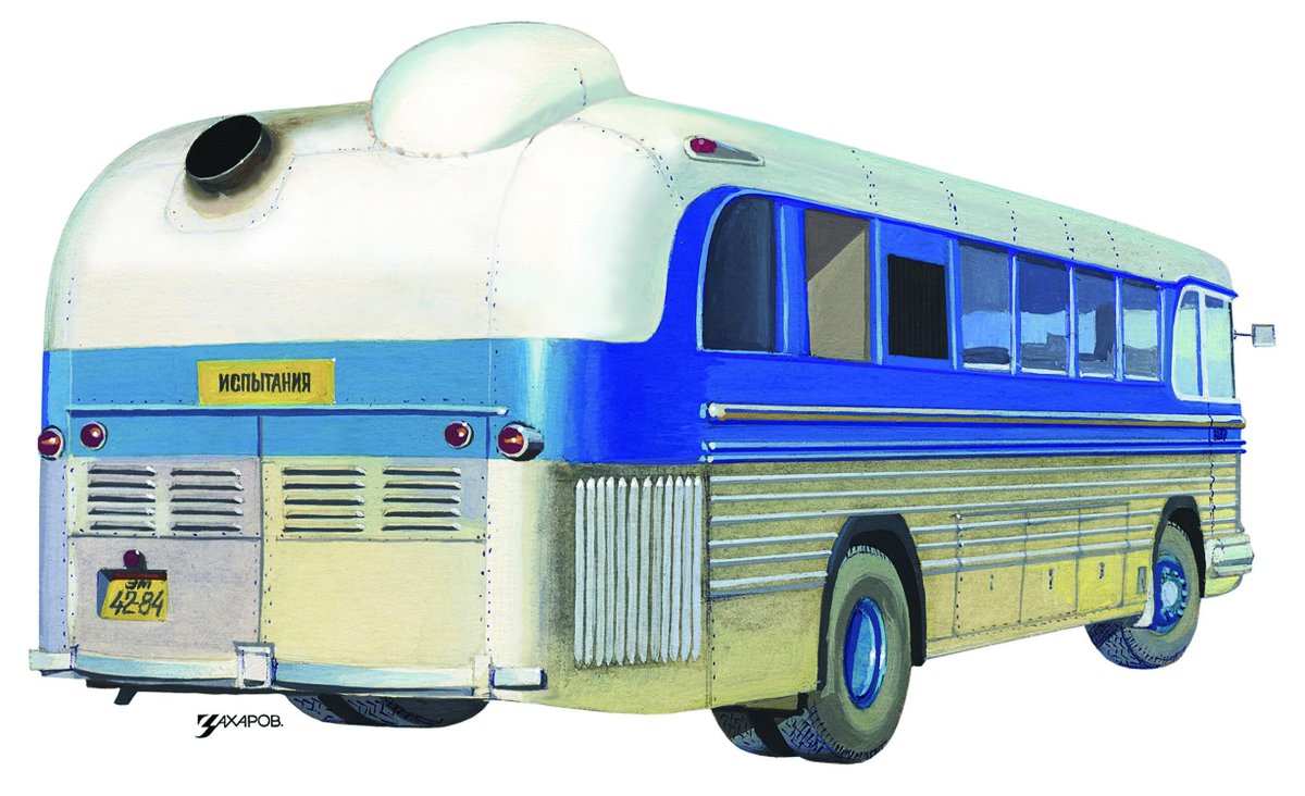 Газотурбинный автобус турбо нами-053