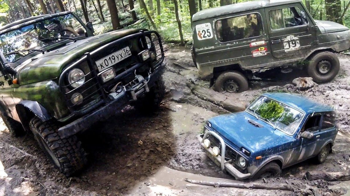 ЛУАЗ 969 оффроад Нива УАЗ лбьедет