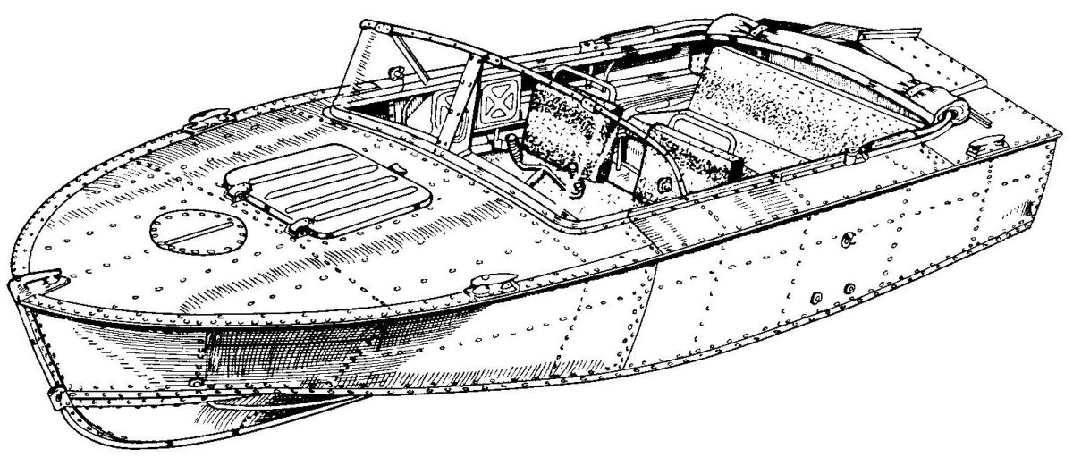 Катер Прогресс 2м чертежи