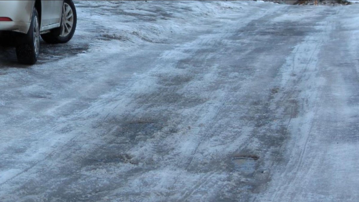 Сильный гололед