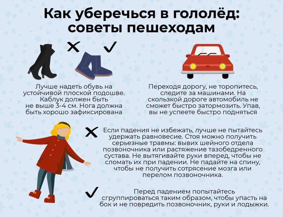 Осторожно гололед