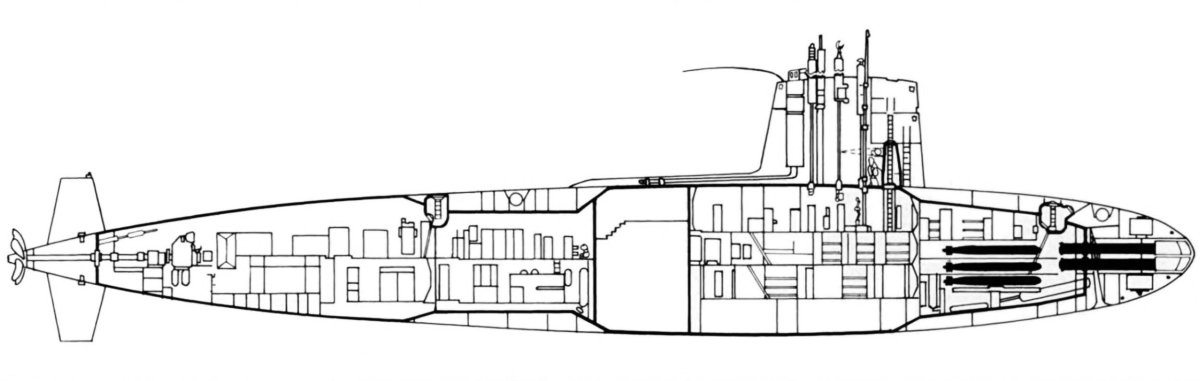 АПЛ Скипджек чертежи