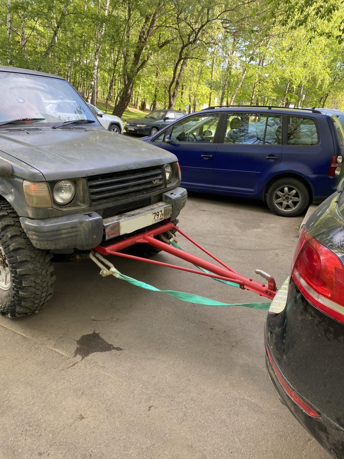 Жесткая сцепка для Митсубиси Паджеро 2