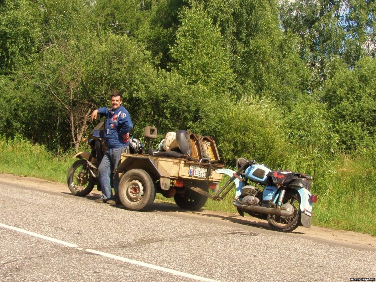 Жёсткая сцепка для мотоцикла Урал