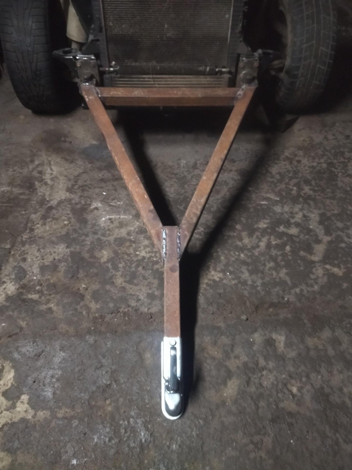 Жесткая сцепка на пазик