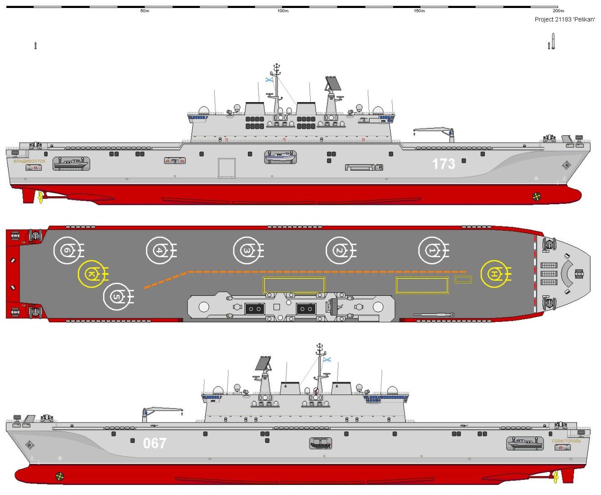 Универсальные десантные корабли проекта 23900