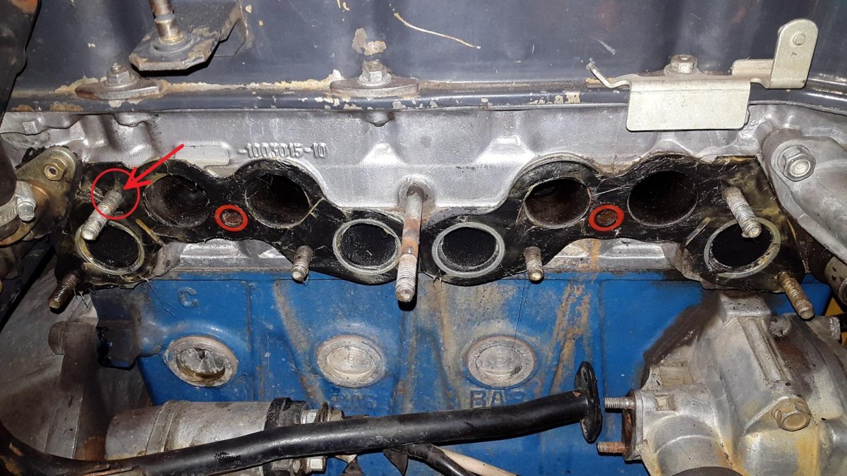 Прокладка впускного коллектора ВАЗ 2106