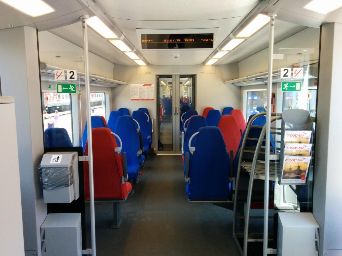 Поезд Ласточка вагон 2ж