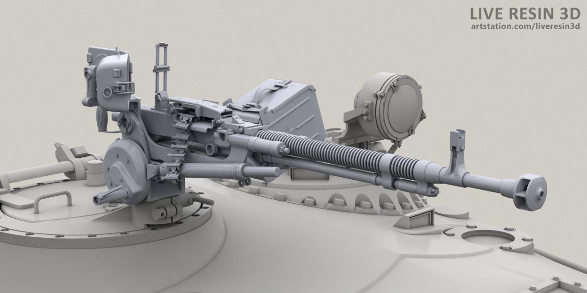 Пулемет ДШК на т-62