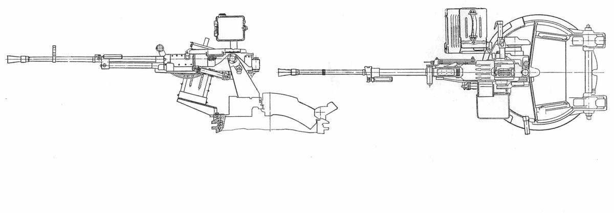 Зенитный пулемет КПВТ на т-10м