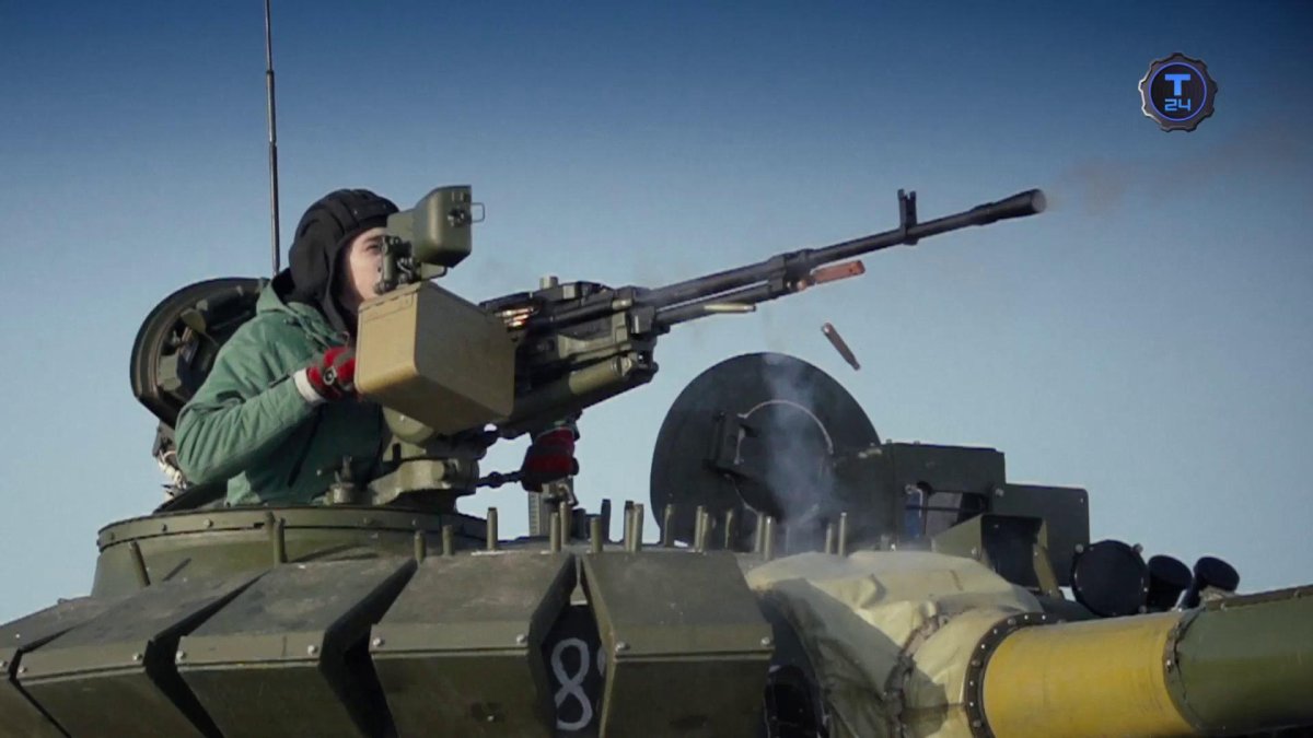 Танковый зенитный пулемет НСВТ