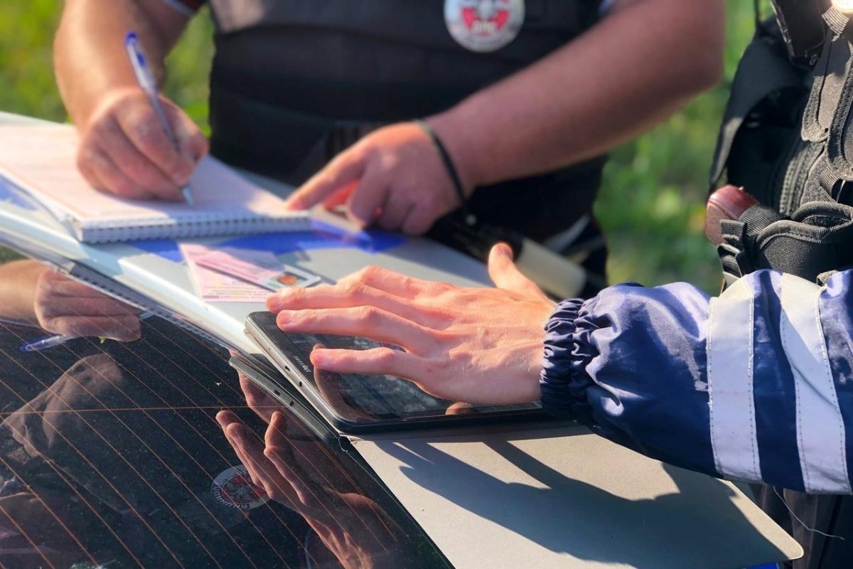 Мозаика велосипедист нарушитель