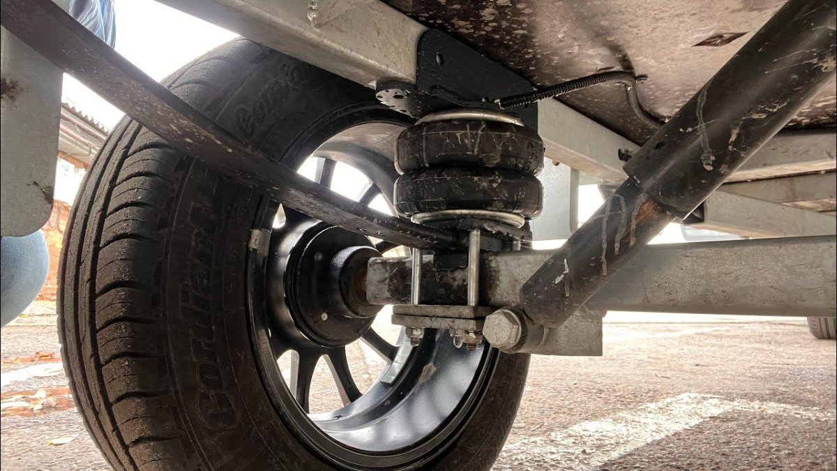 Пневмоподушки на легковой прицеп