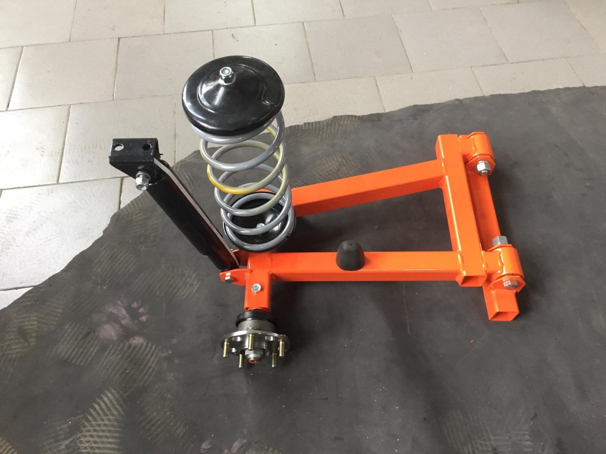 Пружинно-рычажная подвеска Knott AUTOFLEX для легкового прицепа