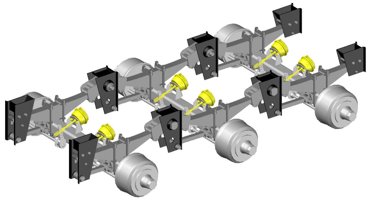 Рессорная ось BPW