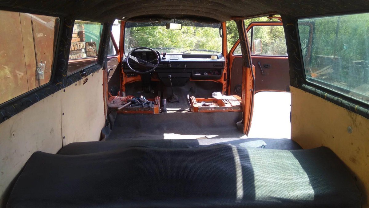 Volkswagen Transporter t3 салон