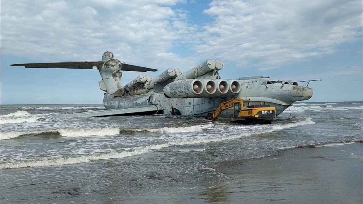 Каспийский монстр экраноплан Лунь
