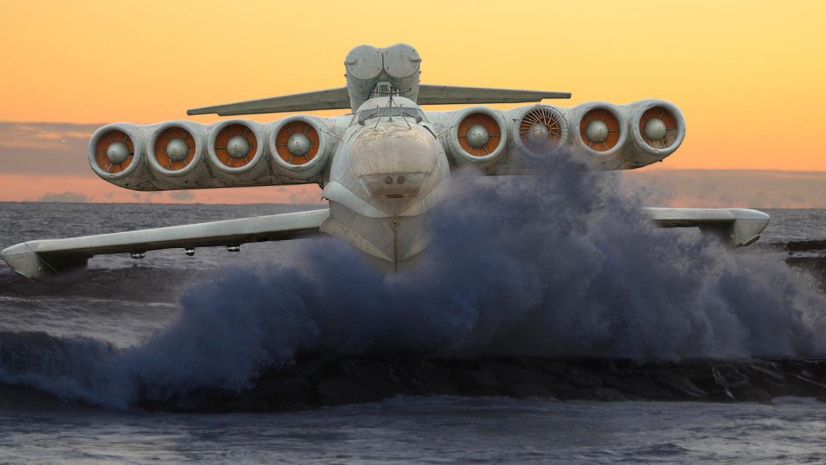 Экраноплан Каспийский монстр