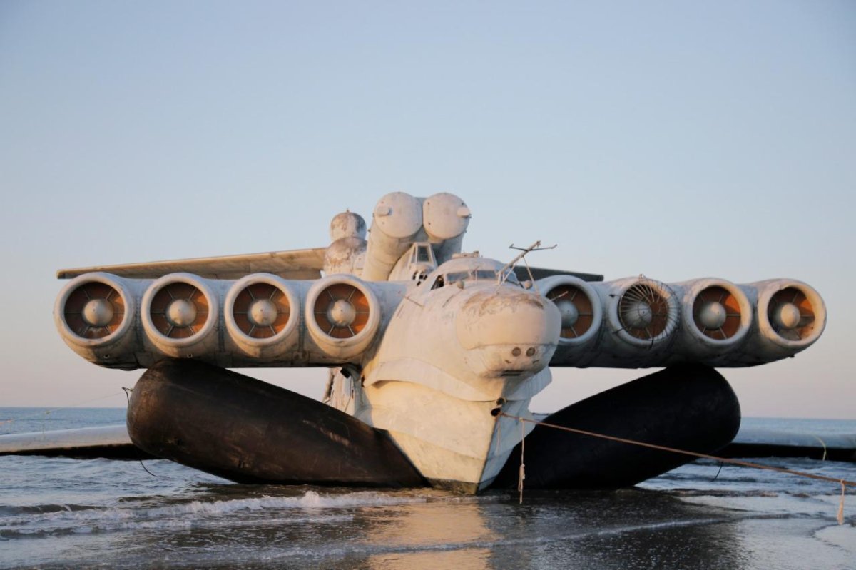 Каспийский монстр экраноплан Лунь