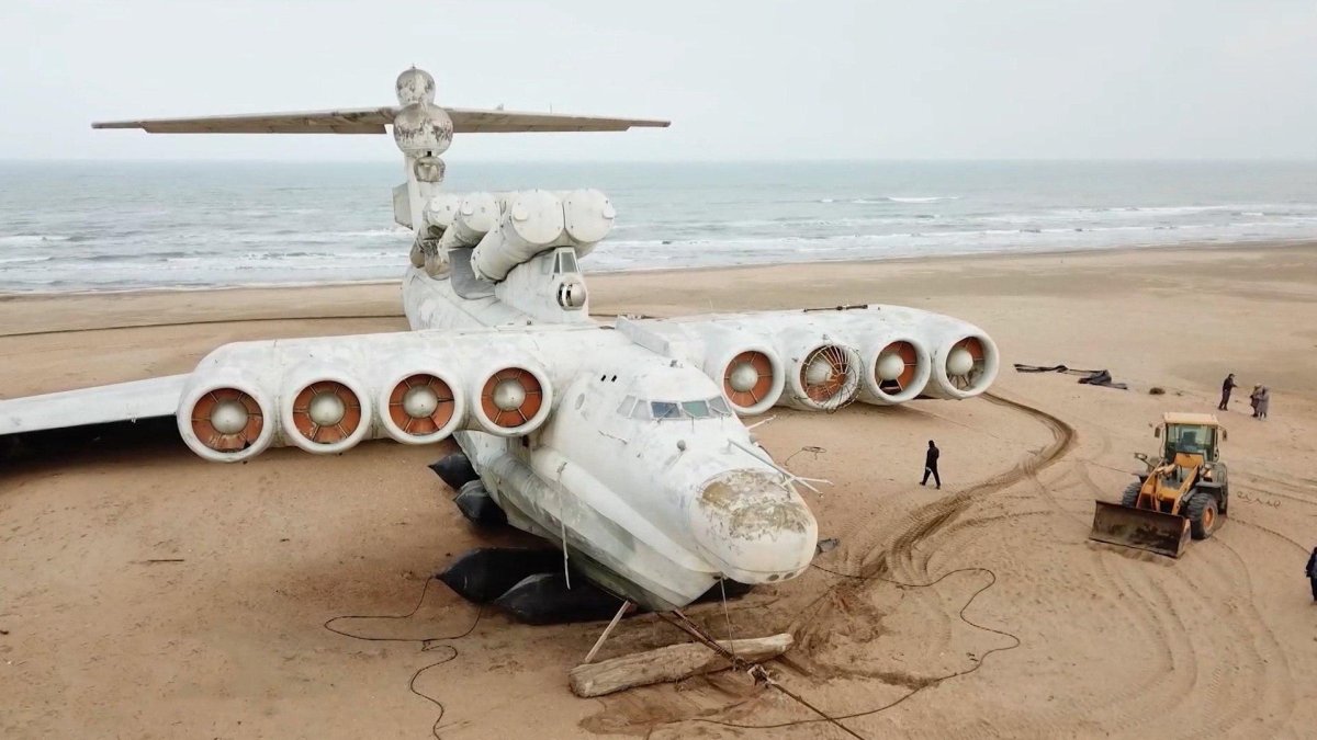 Каспийский монстр экраноплан Дербент