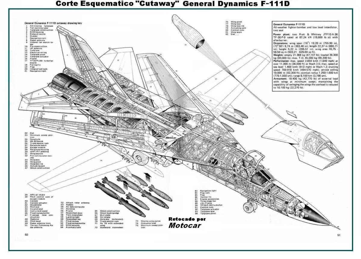 F-111 чертежи