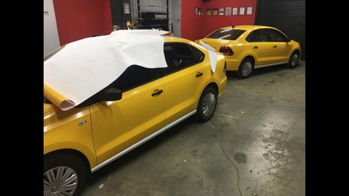 Оклейка такси