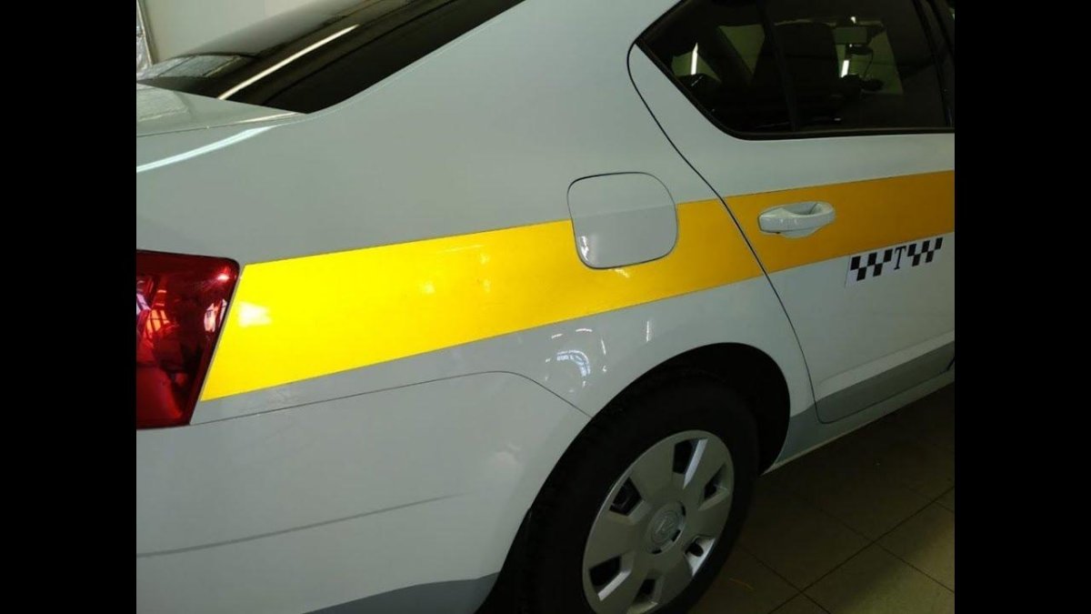 Желтая светоотражающая пленка