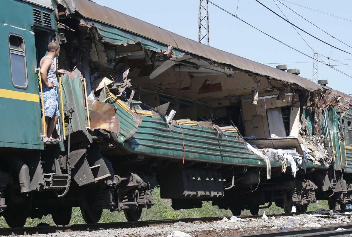 Крушение поезда Москва Кишинев 2014