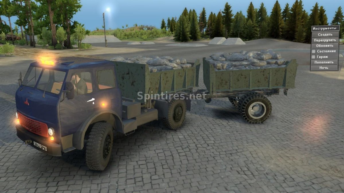 МАЗ 500 Spin Tires