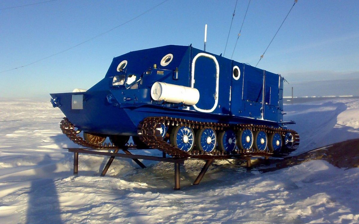 БТР-50 вездеход Пингвин