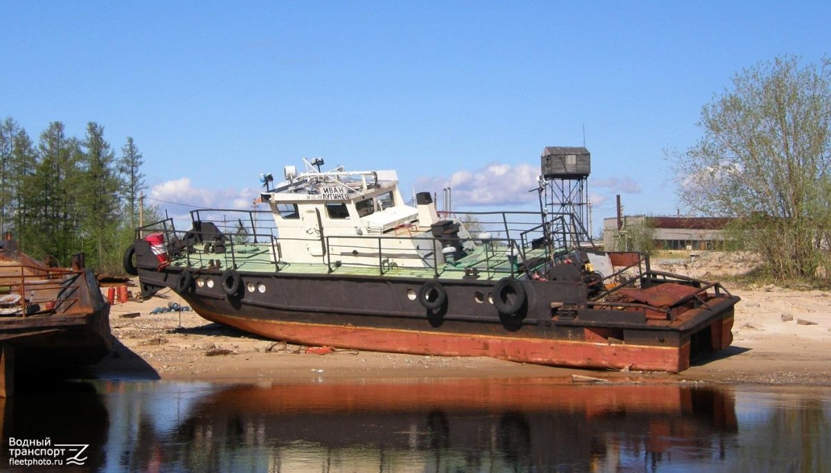 Катер буксир толкач