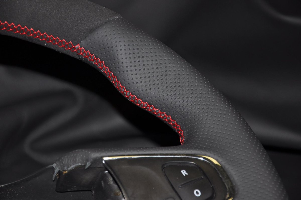 Перешив руля кожей наппа