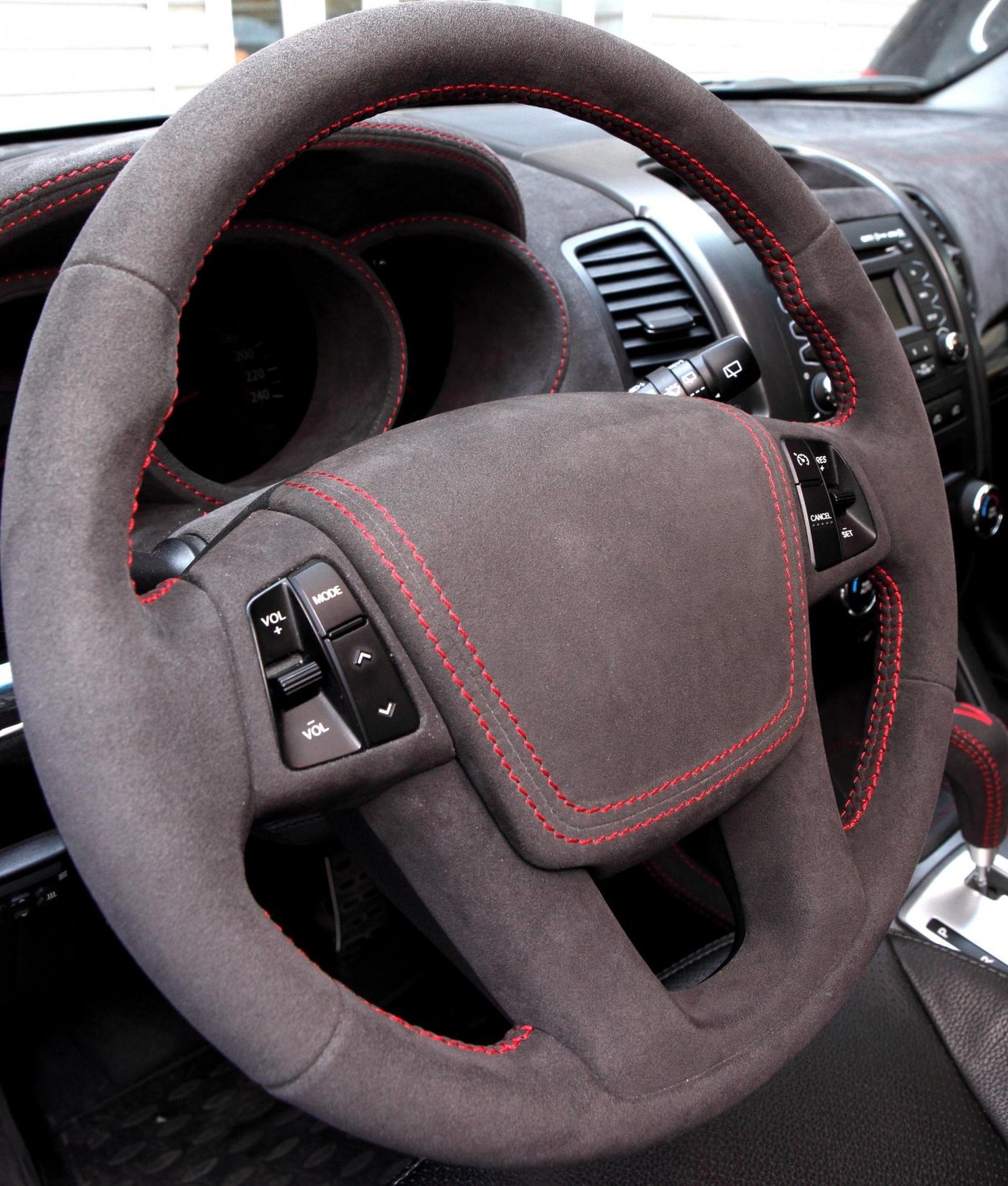 Руль Марк 2 алькантара