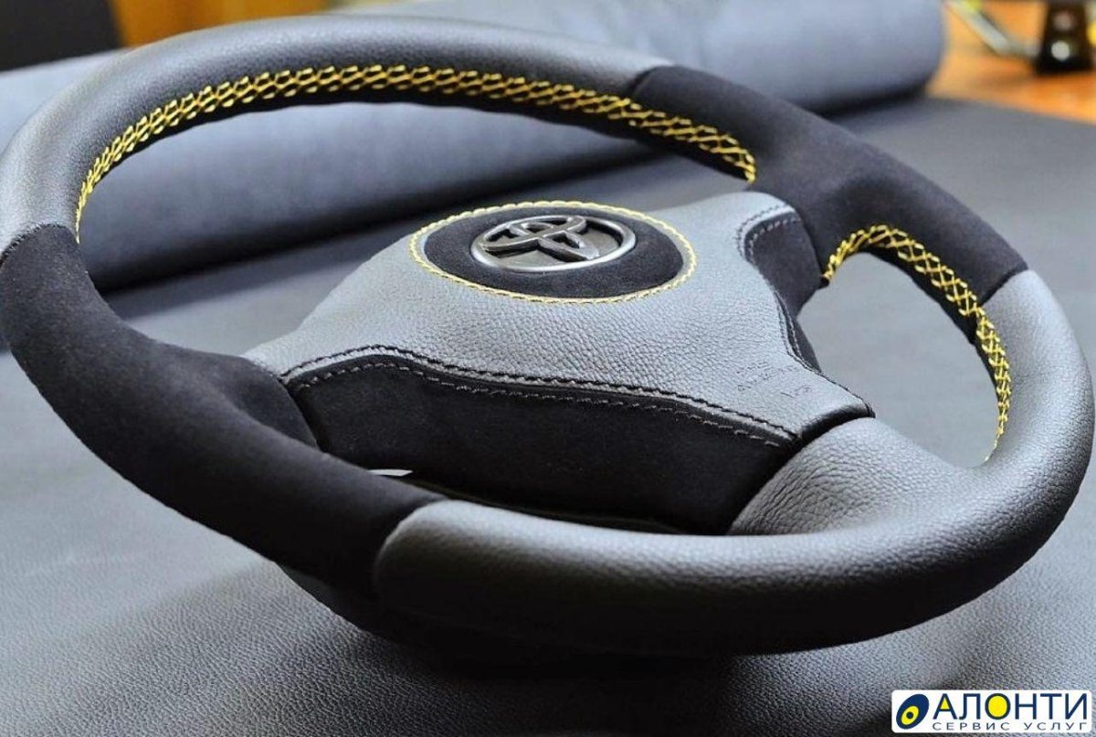 Кожаный руль