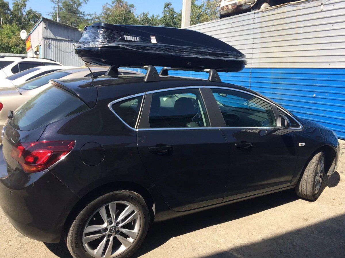 Opel Astra j багажник на крышу