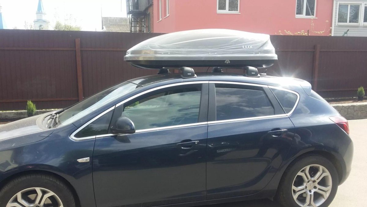 Багажник на крышу автомобиля Опель Астра j хэтчбек 5