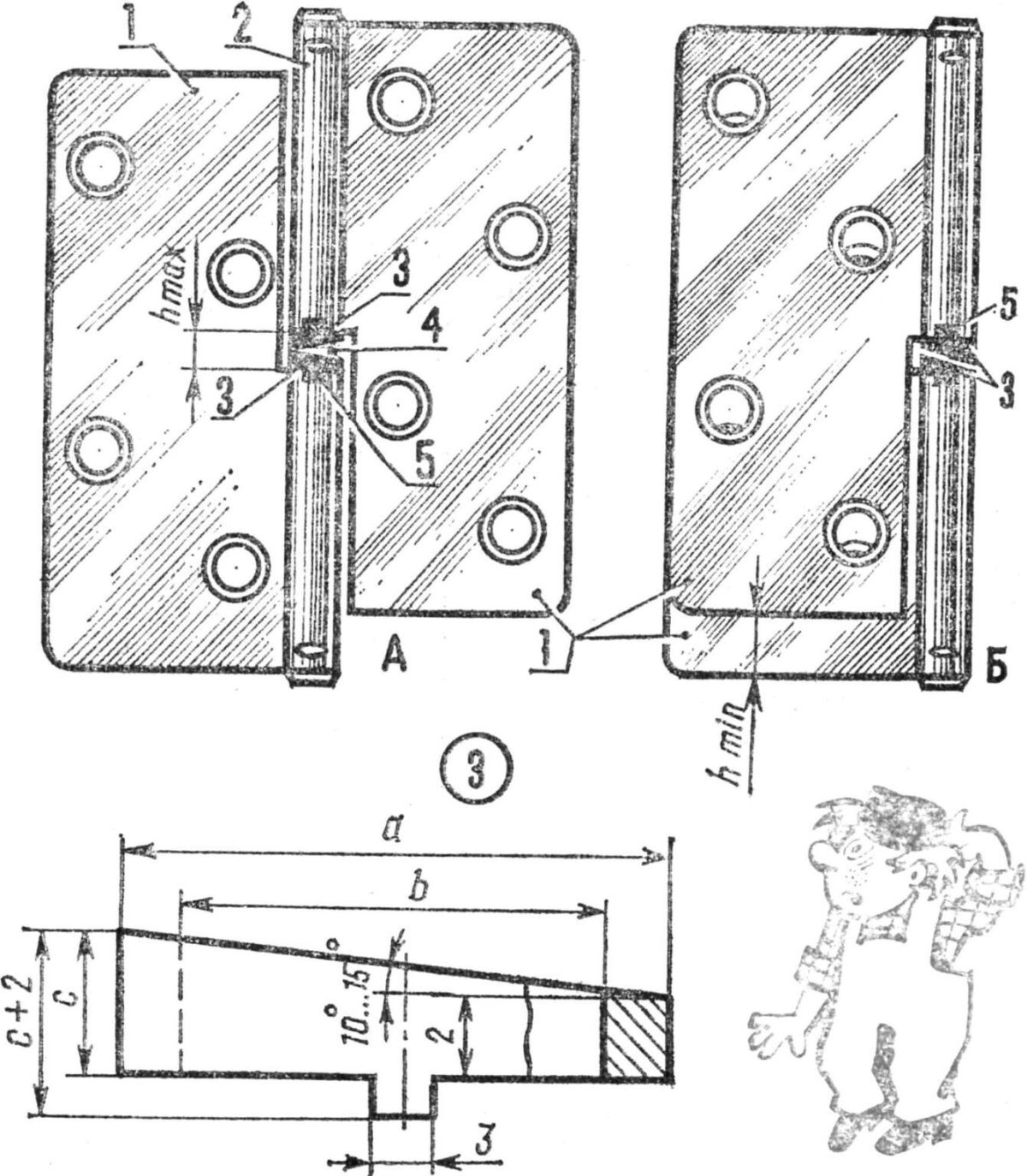 Самозакрывающаяся калитка чертеж