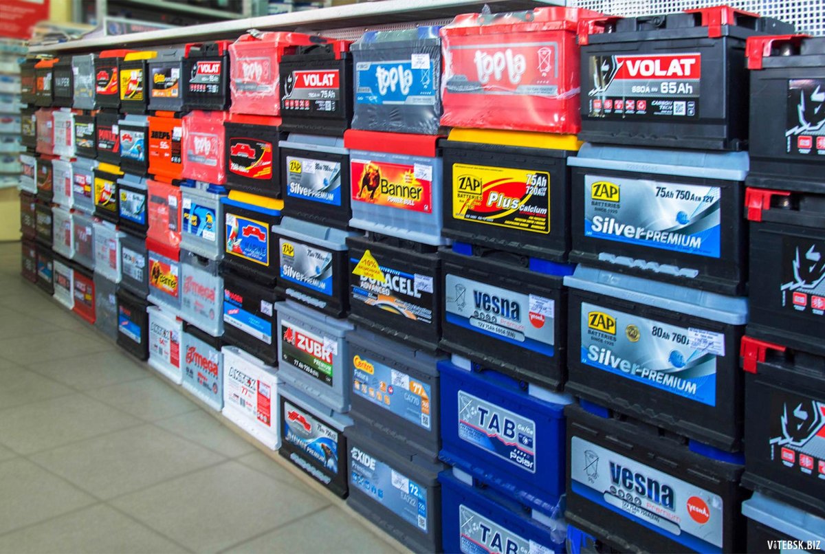 Много аккумуляторов