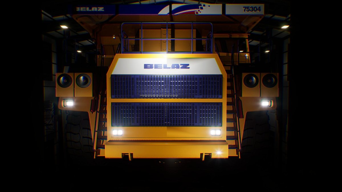 Стилизованный БЕЛАЗ