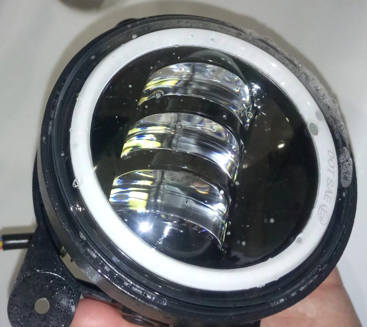 Диодные ПТФ на Джили МК кросс