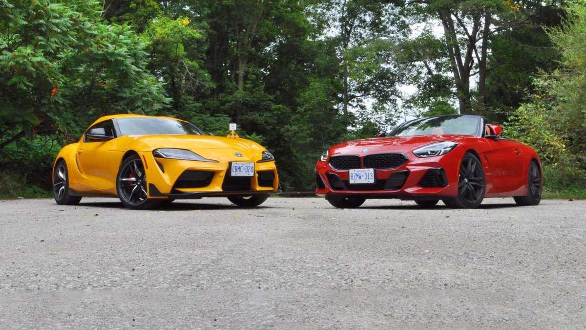 Тойота Супра и БМВ z4