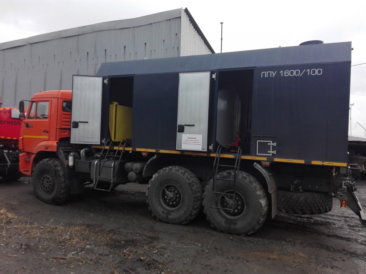 Парогенераторная на шасси КАМАЗ 43118