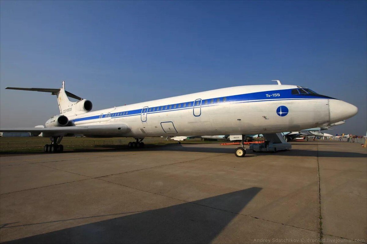 Ту 155 водородный самолет