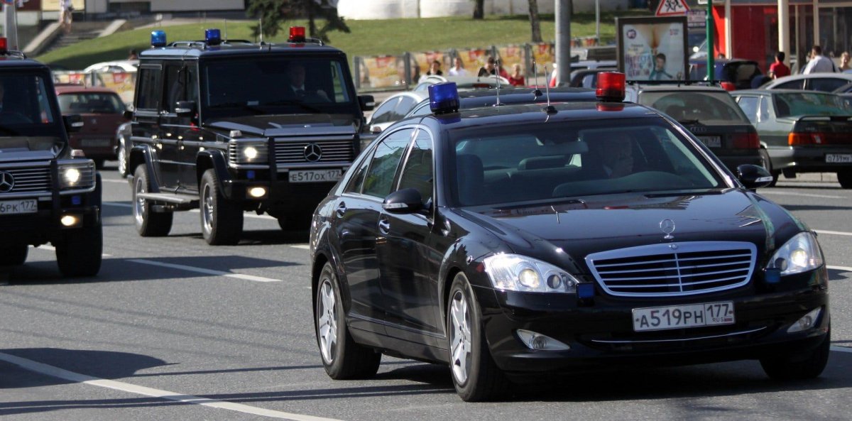 ФСО кортеж президента