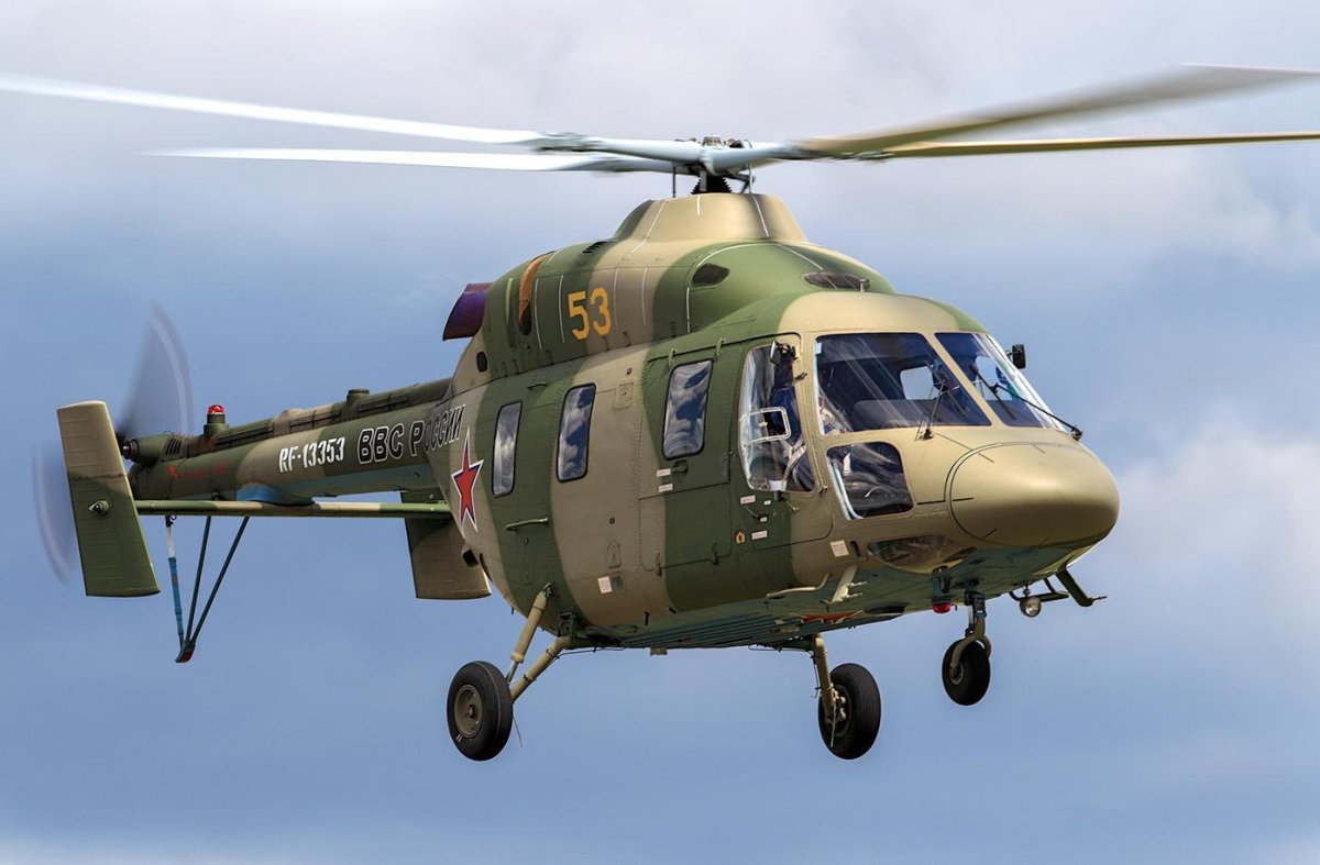 Вертолет Ансат военный