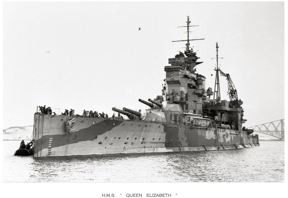 HMS Queen Elizabeth линкор