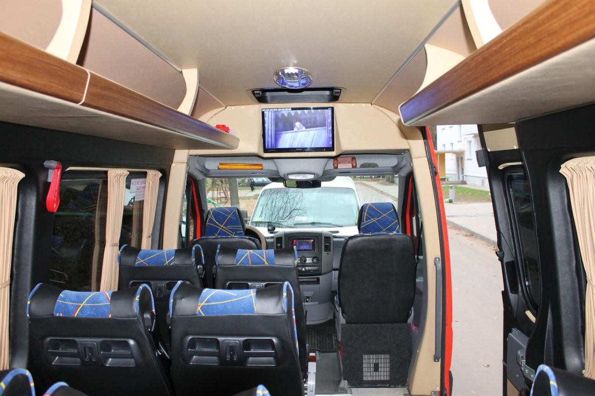 Volkswagen Crafter пассажирский салон