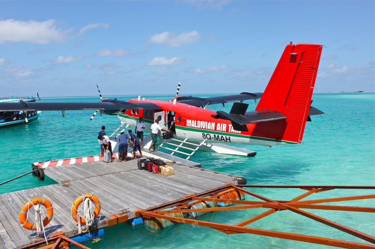 Аэропорт Мале гидросамолет