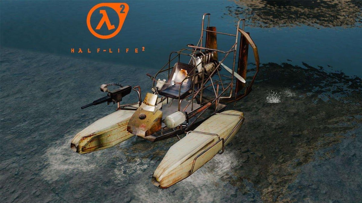 Half Life 2 лодка