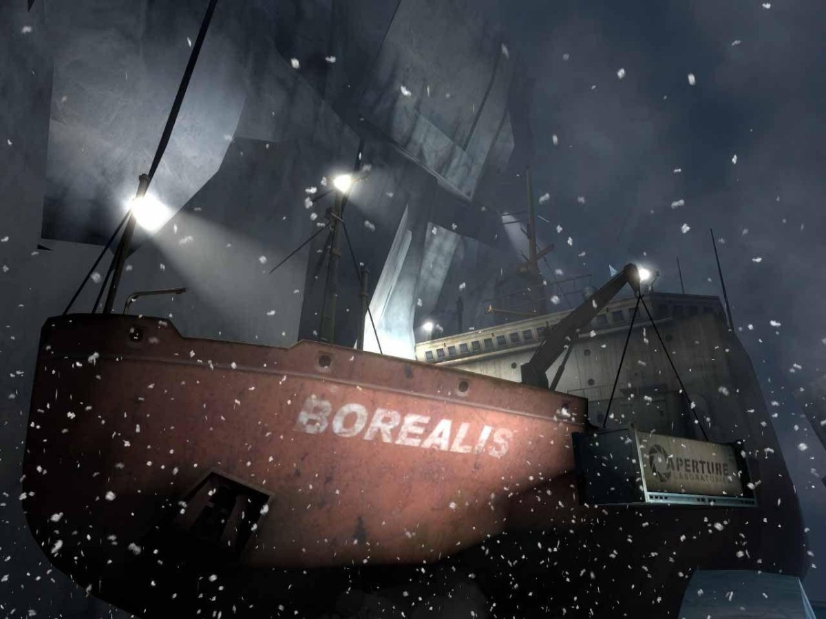 Корабль Борей half-Life 2